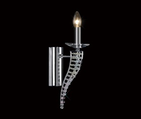 Santo Crystal Wall Lights Diyas Armed Wall Lights